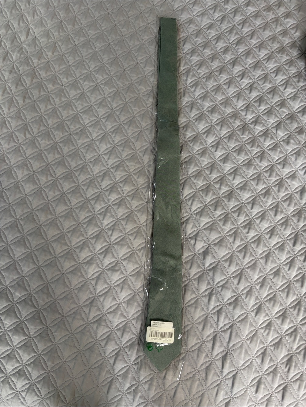 Men's Green Tie - Classic Solid Necktie